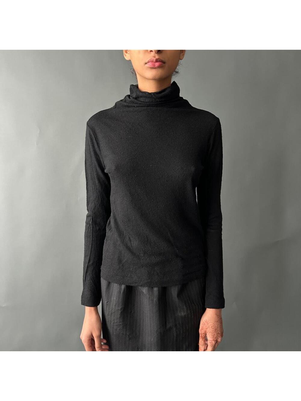 Y’s by Yohji Yamamoto Mock Neck Top